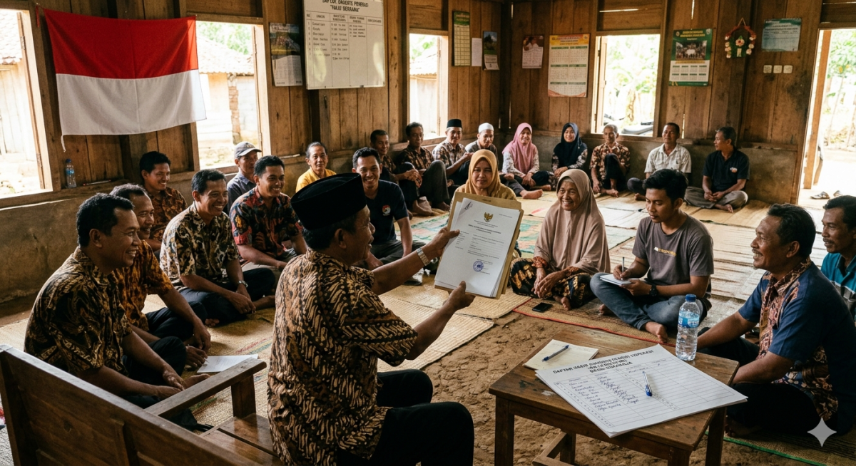 Infografis langkah-langkah resmi mendirikan Koperasi Desa Merah Putih dari nol tahun 2026