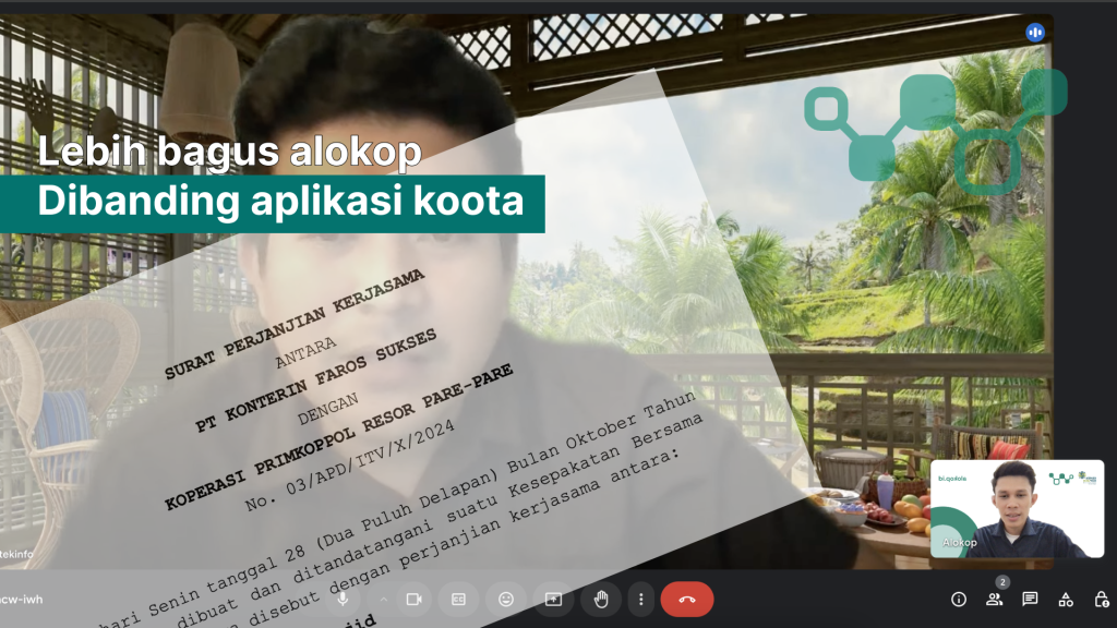 Digitalisasi koperasi Primkoppol Resor Pare-Pare menggunakan Alokop